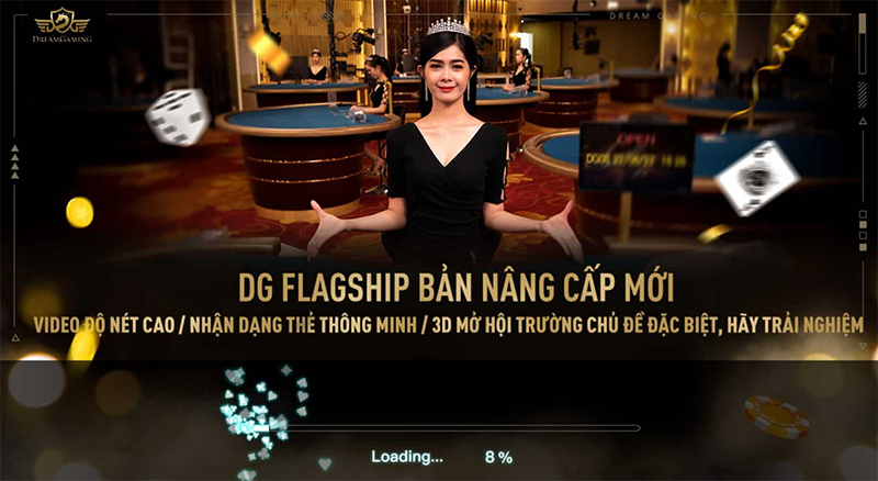 Casino DG (Dream Gaming) là một trong những nhà cung cấp game casino trực tuyến hàng đầu châu Á